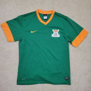Nike  Zambia  Football/ Soccer Jersey Green/ Orange Men's XL Dri Fit